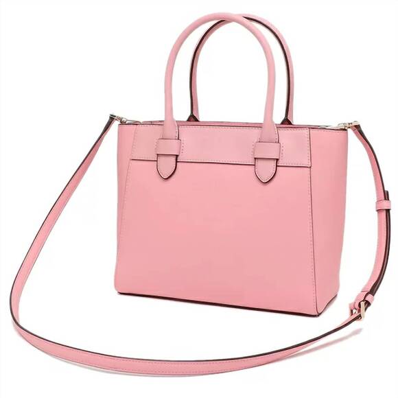 NEW KATE SPADE melanie satchel top handle bag in bright carnation - Picture 3 of 6